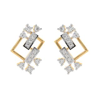 Emory Round Diamond Stud Earrings